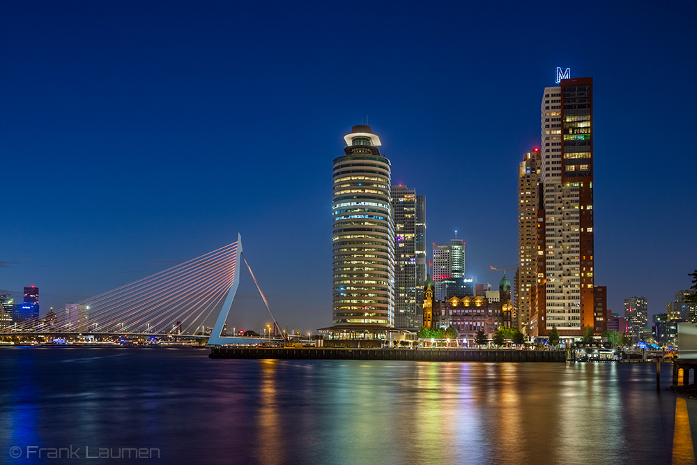 Rotterdam - Kop van zuid und Erasmusbrücke