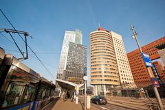 Rotterdam - Kop van Zuid - Wilhelminaplein - Maastoren & Court of Justice
