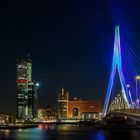 Rotterdam-Skyline mit Erasmusbrücke
