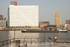 Rotterdam - Stieltjesstraat - Nieuwe Maas River - Willemswerf Building