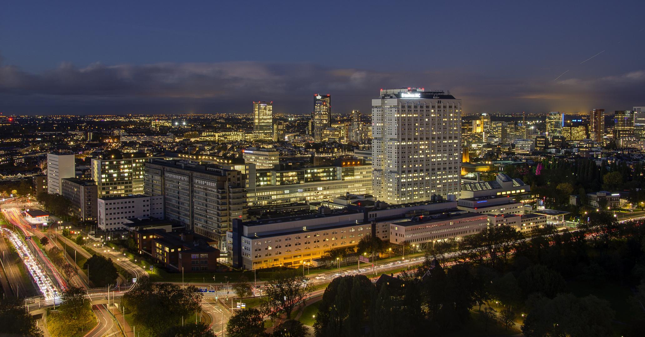 Rotterdam - View from Euromast - View on Dijkzigt - Easmus MC Hospital - 06