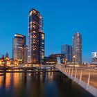 Rotterdam - View on "de Kop van Zuid" seen from Bridge "de Hoereloper" - 01