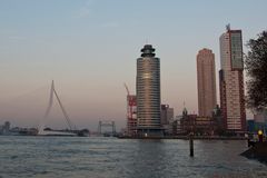 Rotterdam - View on Kop van Zuid seen from Katendrecht