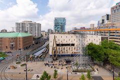 Rotterdam - Walk on the Rooftops - van Oldebarneveltplaats - Coolsingel