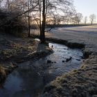 Rotthäuser Bachtal an einem Wintermorgen