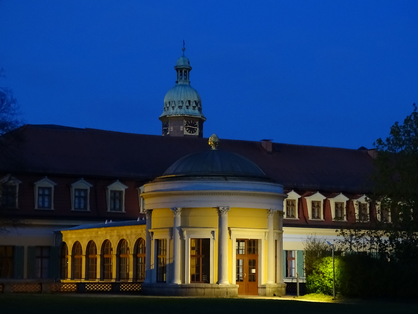 Rotunde in der blauen Stunde