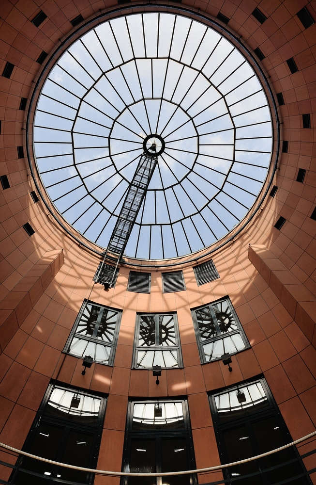 Rotunde über dem Eingang vom Pfalztheater in Kaiserslautern.