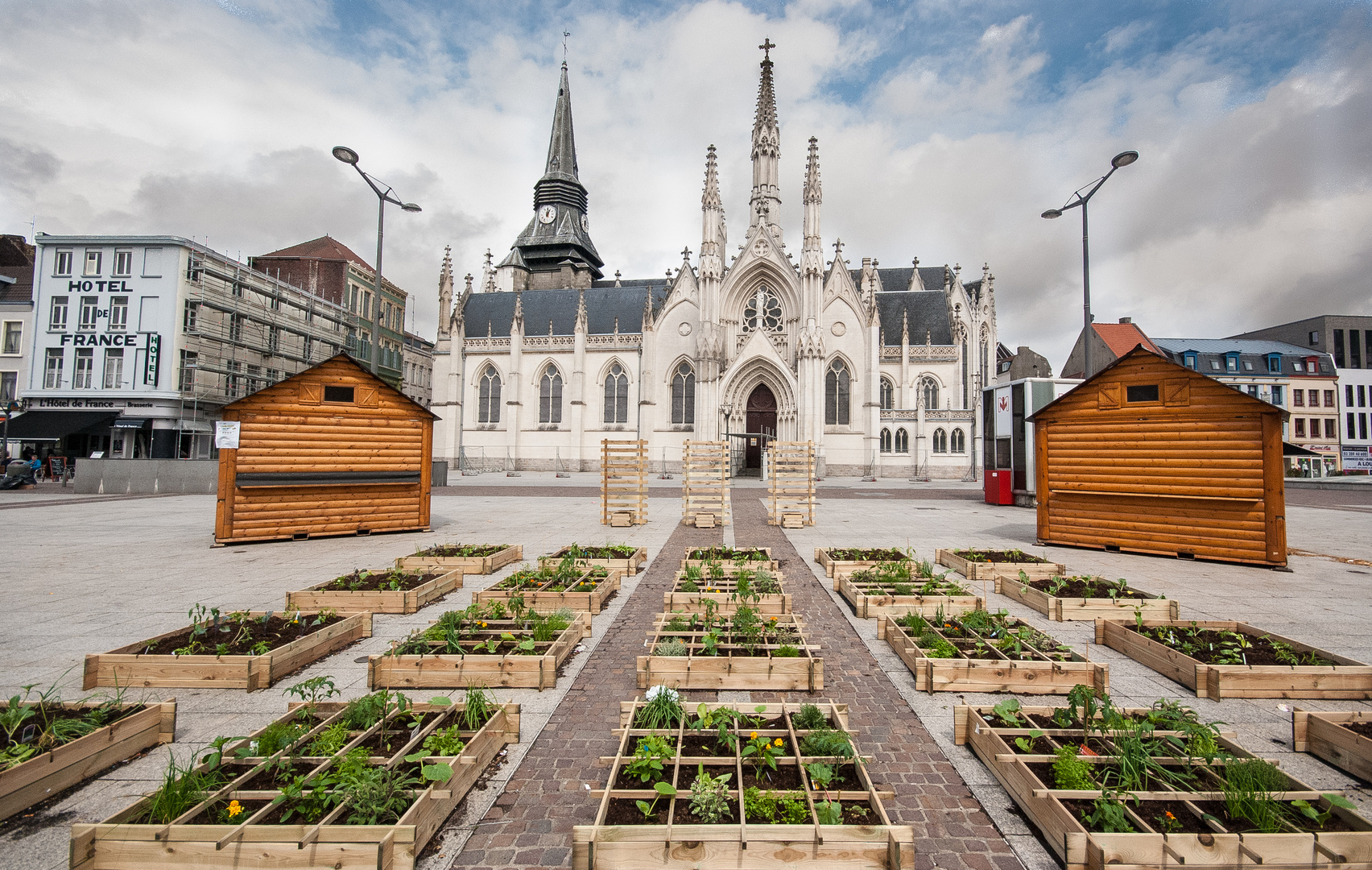 Roubaix - Grand Place - Eglise St Martin