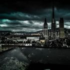 Rouen dans la pénombre