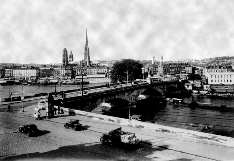 Rouen - La Seine au pont Corneille