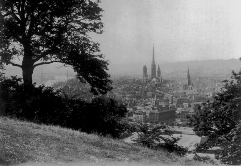 Rouen-Vue générale prise de la cóte Ste-Catherine