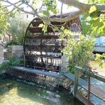 Roues à eau à l'Isle-sur-la-Sorgue