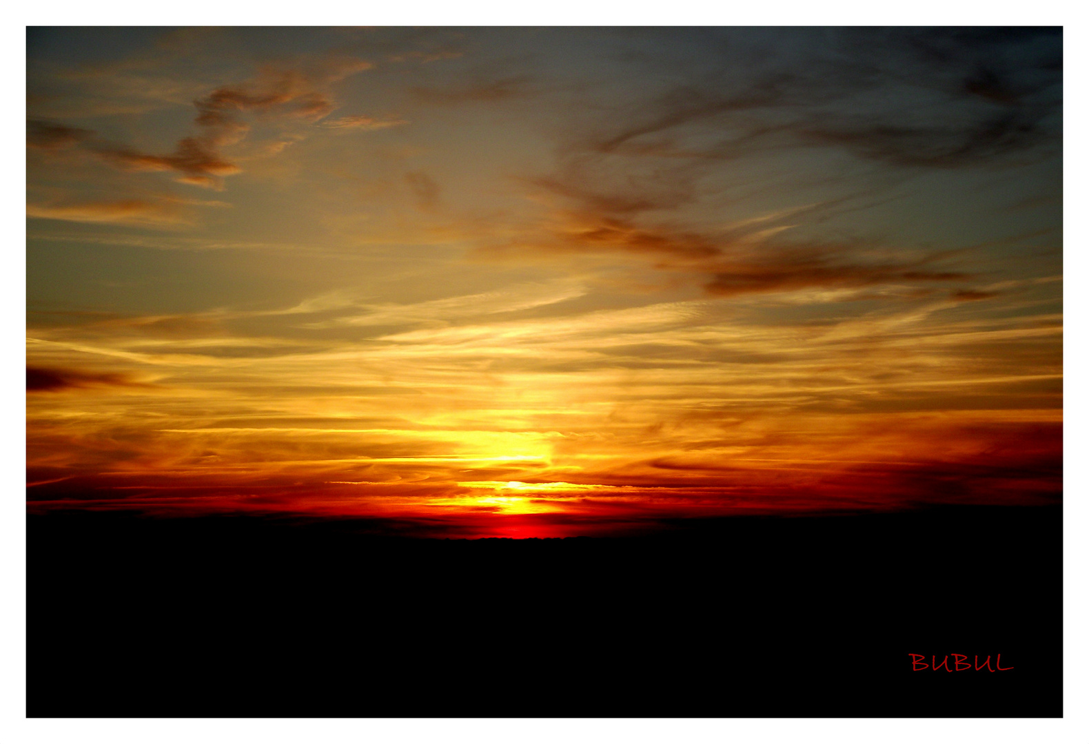 ROUGEUR DU SOIR