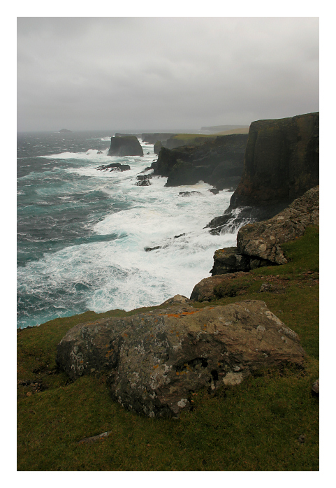 rough seas, rough cliffs