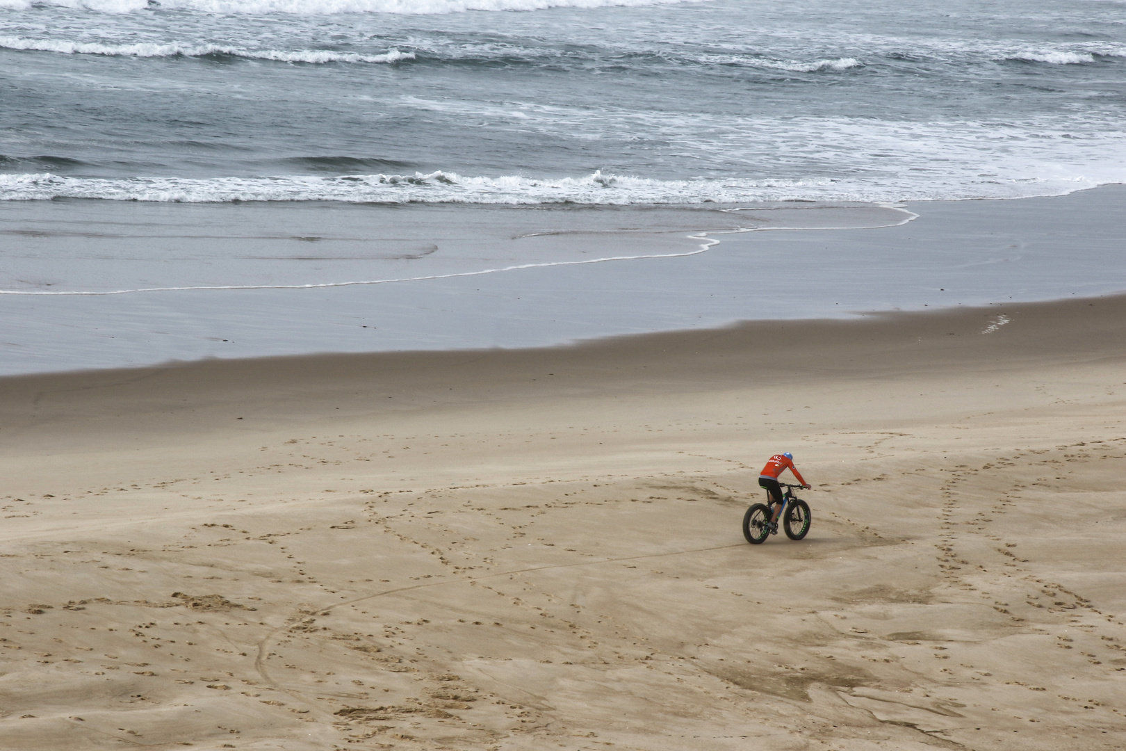 rouler sur la plage !