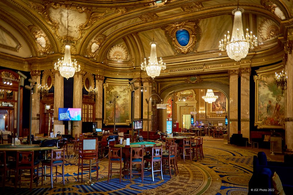 Roulettetische Nähe Bar Casino Monte Carlo CapBluePhoto