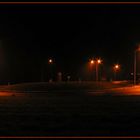 Roundabout at night