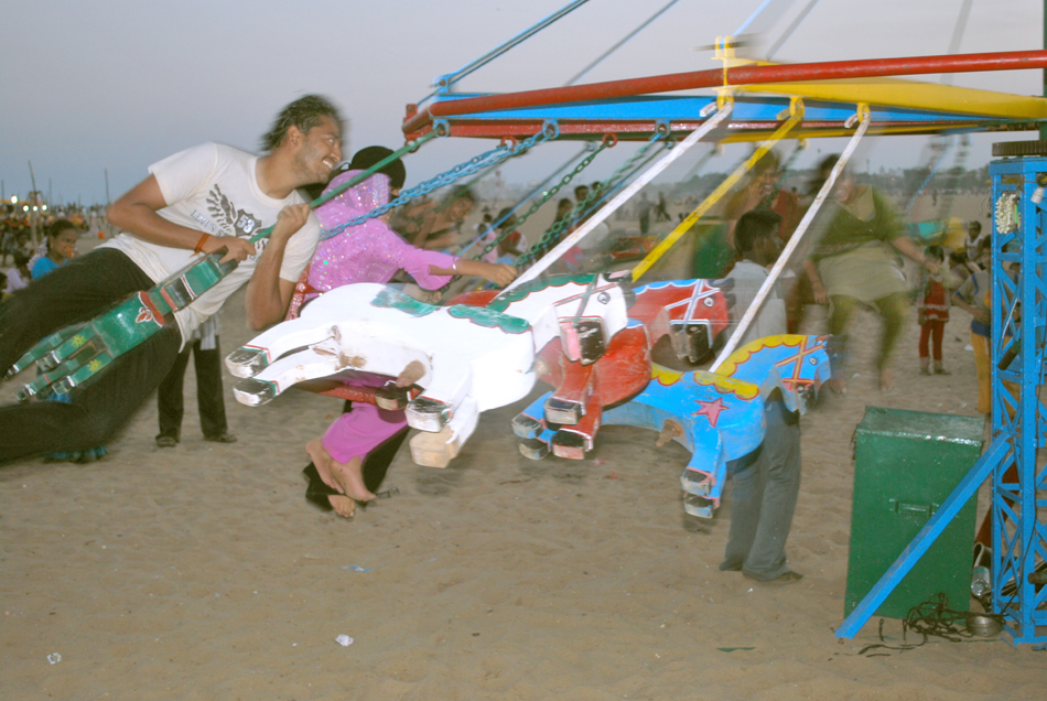 Roundabout on Marina Beach, Chennai