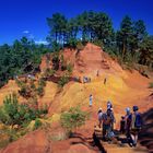 Roussillon mit seinen Ockerfelsen