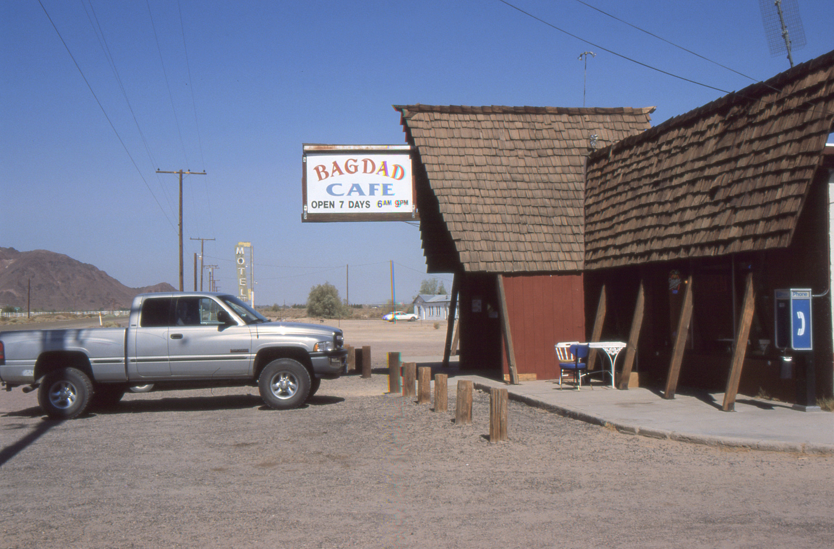 Route 66: Bagdad Cafe in Newberry Springs - California 