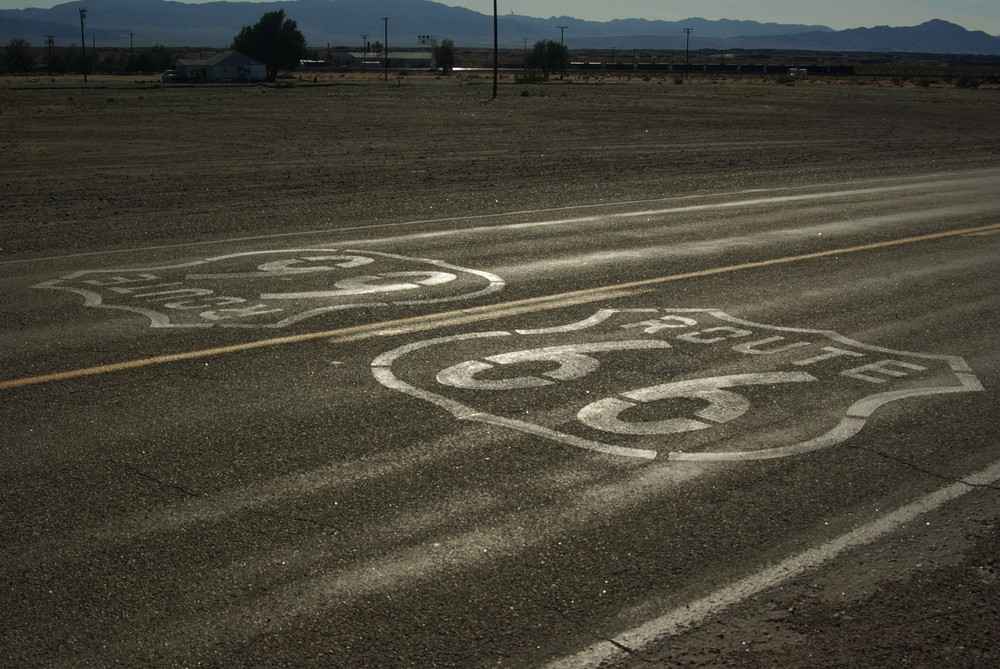 Route 66 bei Amboy