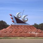 Route 66 Monument in Arizona ( ? Tucumcari ? ) 