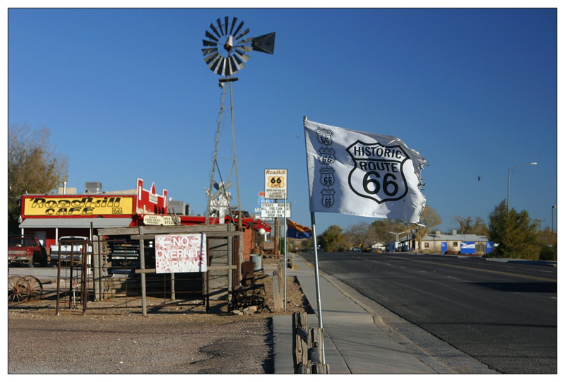 Route 66 - Rast in Seligman