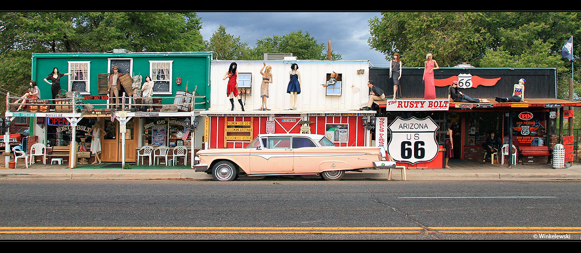 Route 66 Seligman Foto & Bild north america, united states, route
