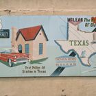 Route 66:  Wallpainting in McLean - Texas