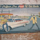 Route 66:  Wallpainting in McLean - Texas