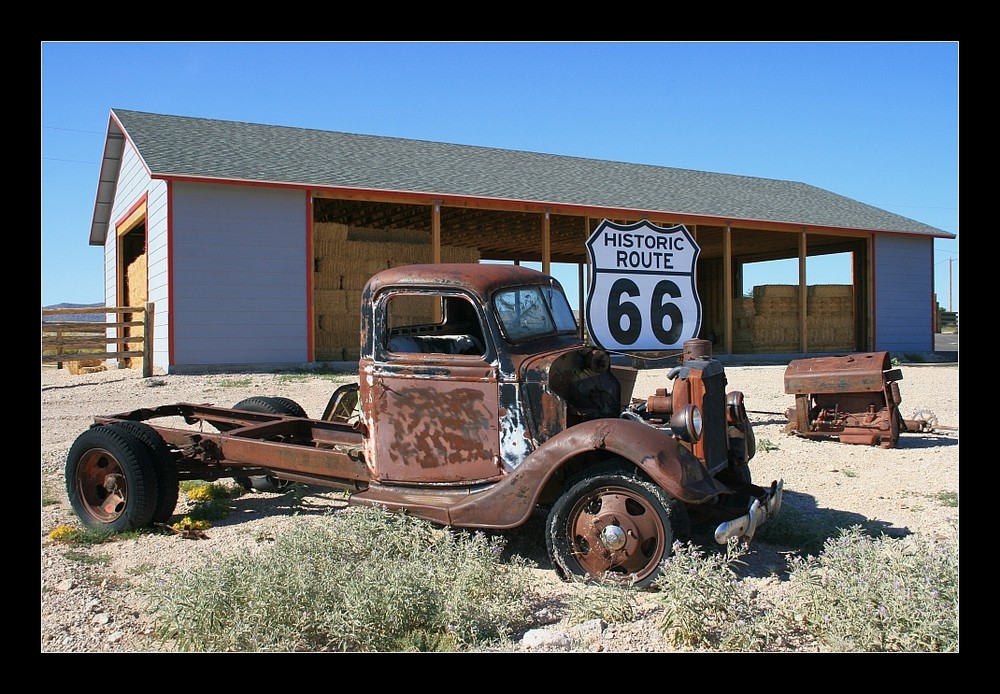 Route 66 - zwischen Seligman und Kingman