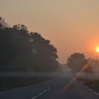 route à l'aube