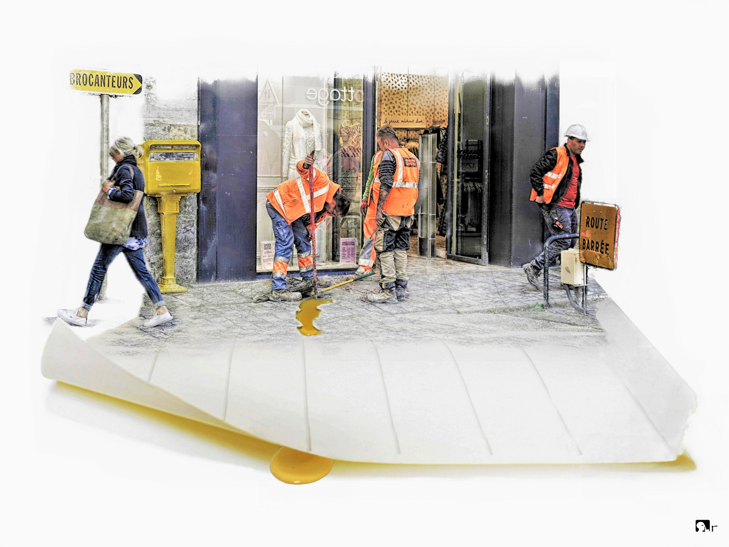 route barrée (aus dem Archiv)