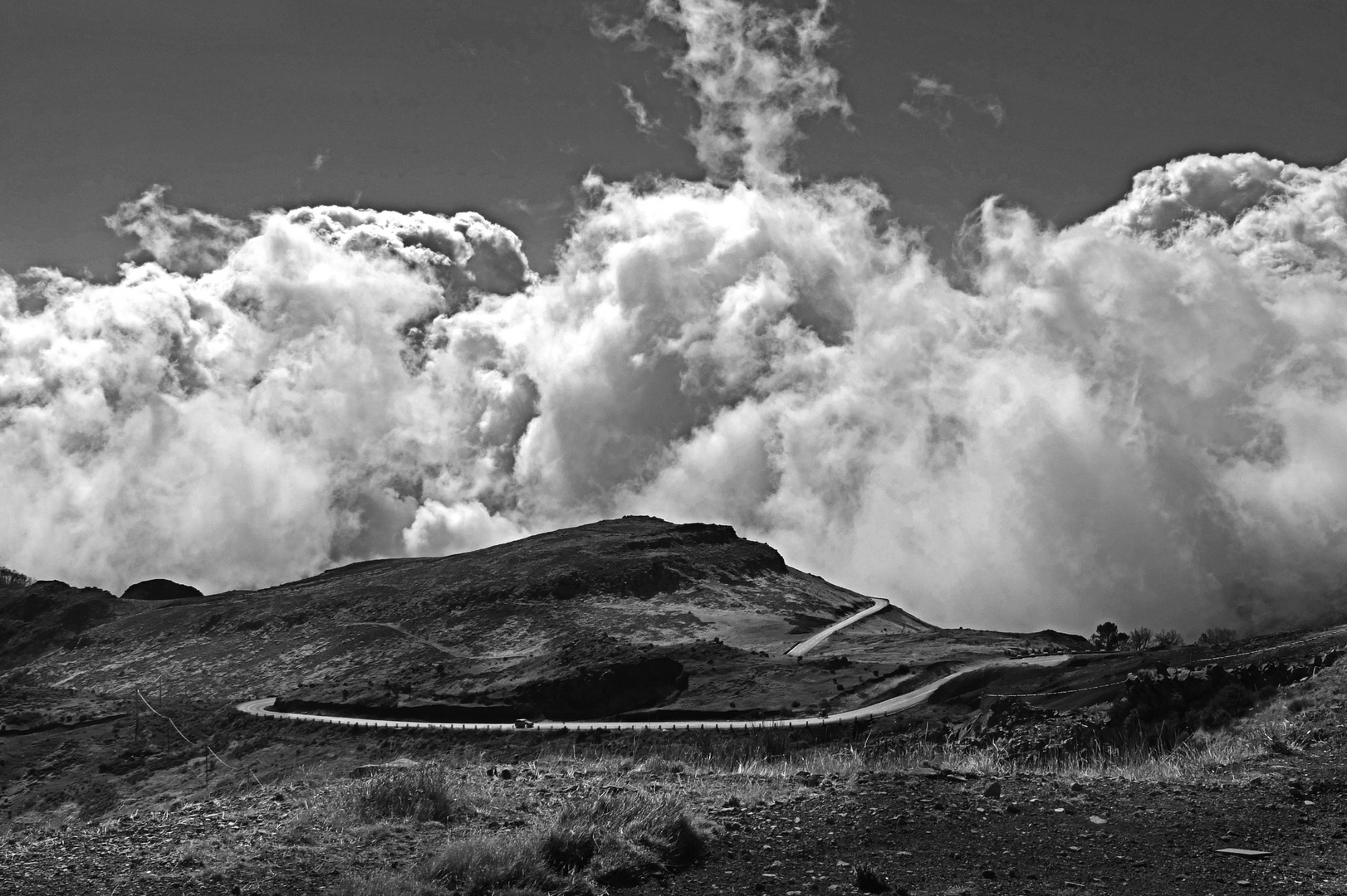 Route de montagne à Madeire