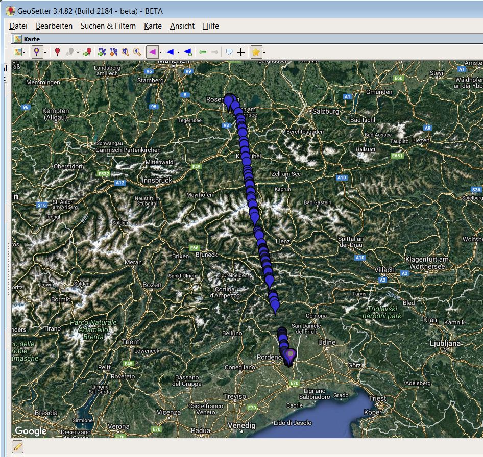 Route der Alpenüberquerung