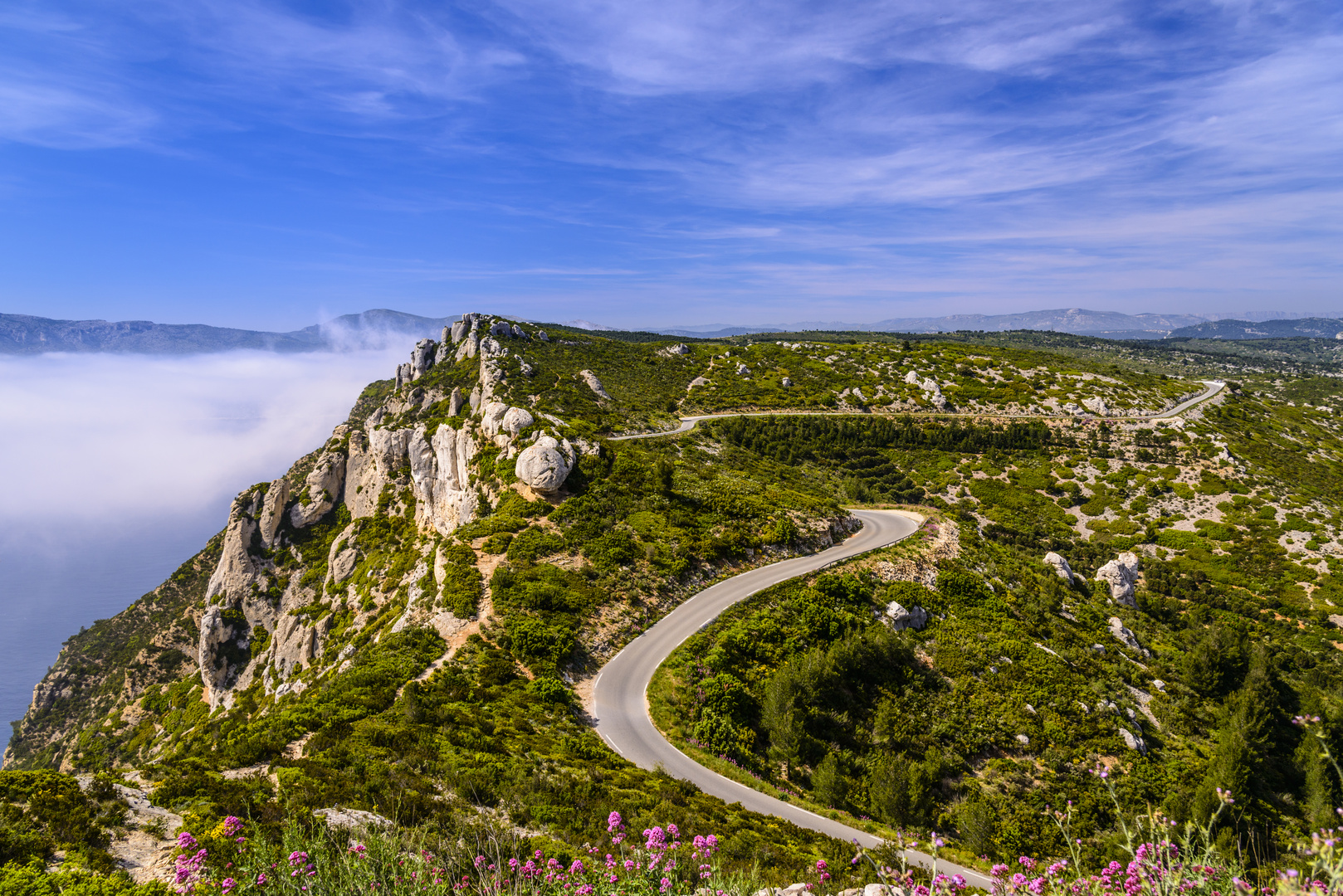 Route des Crêtes, Cassis, Provence, Frankreich