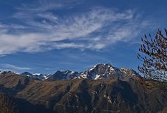 Route du Col d’Azet: vue vers l’ouest -- 12/2015 -- Strasse des Azet-Passes: Sicht nach Westen