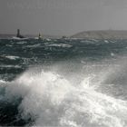 Route ENEZ-SUN le 29/11/2015. Gros temps dans le "RAZ de SEIN" / Pointe du Raz