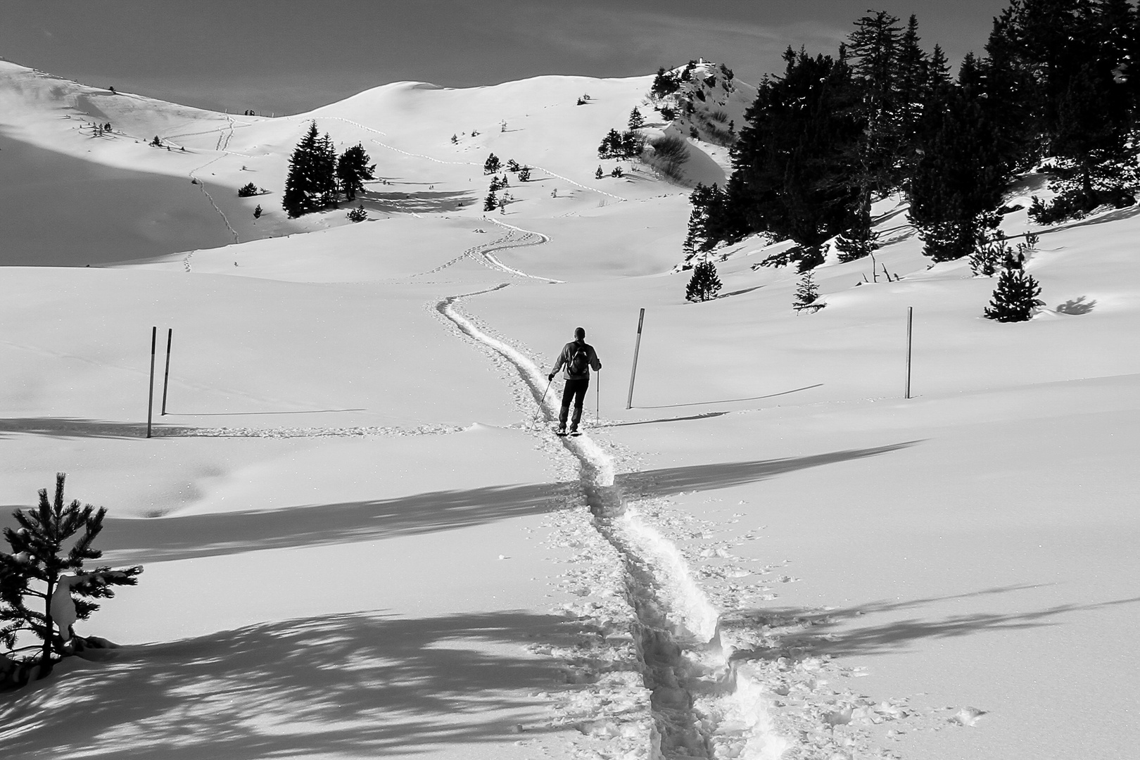 Route über den Berg