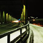 Rovaniemi Brücke bei Nacht