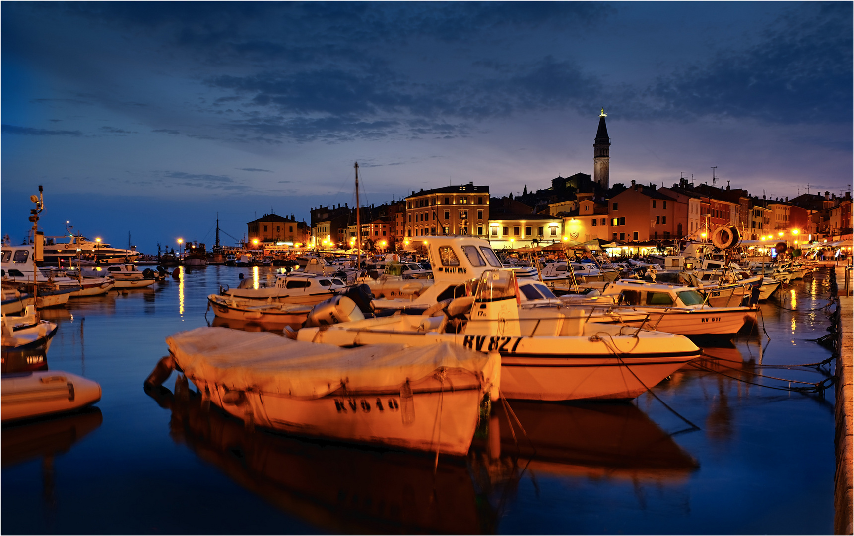  Rovinj  am Abend Foto Bild world hdr architektur 