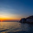 Rovinj - Ausfahrt bei Sonnenuntergang (1)