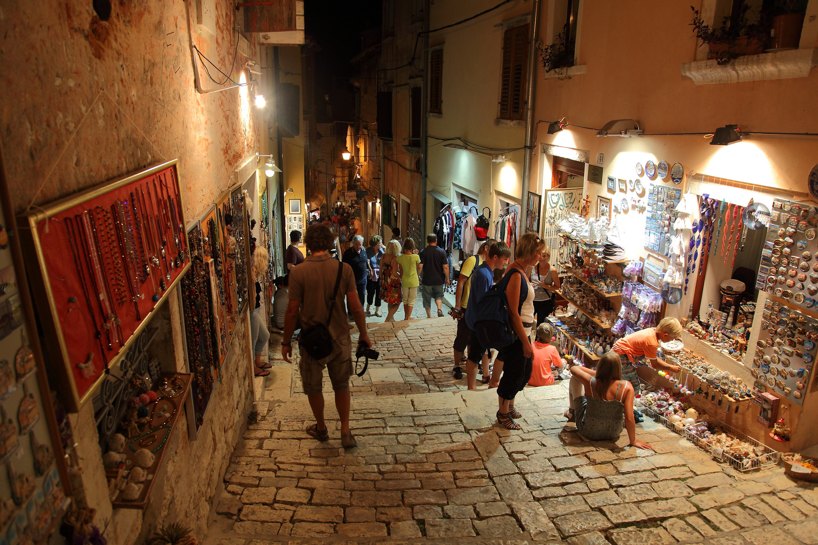 Rovinj bei Nacht