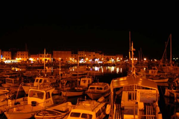 Rovinj bei Nacht