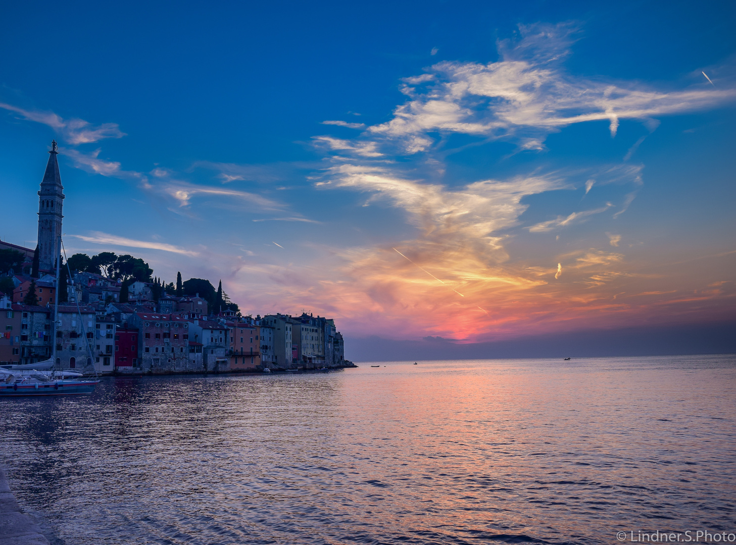 Rovinj bei Sonnenuntergang