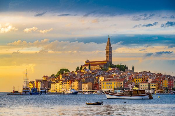 Rovinj im Abendrot