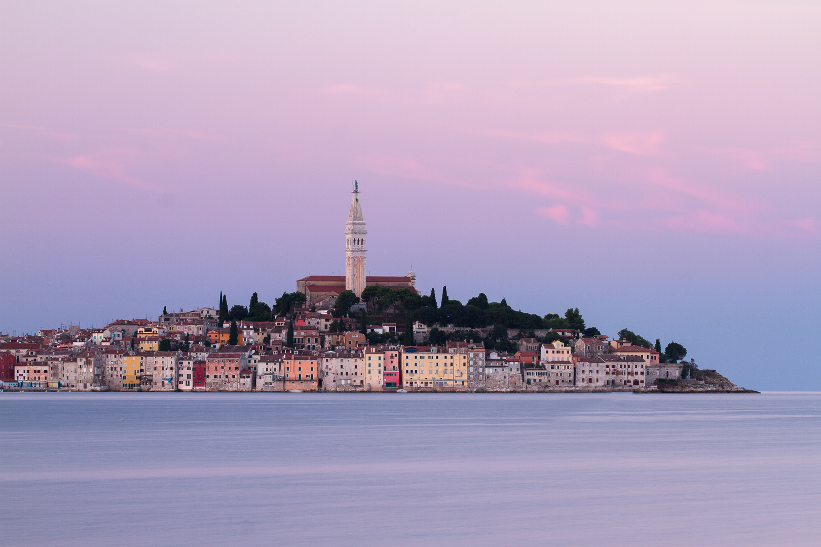 Rovinj im frühen Morgenlicht