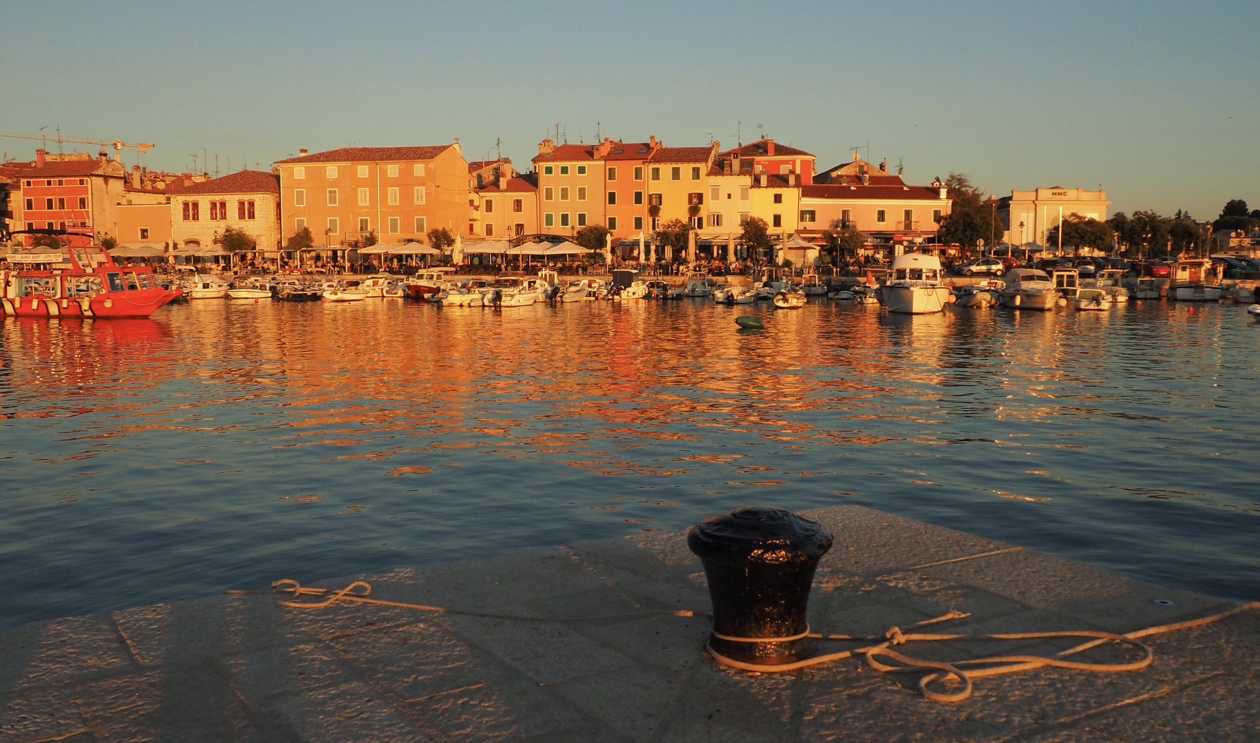 Rovinj im Licht der untergehenden Sonne