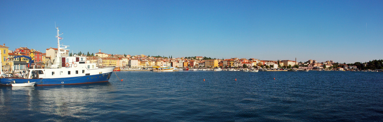 Rovinj im Panoramablick