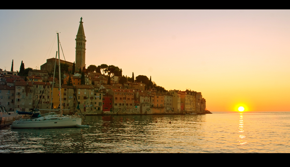 Rovinj in der Abendsonne